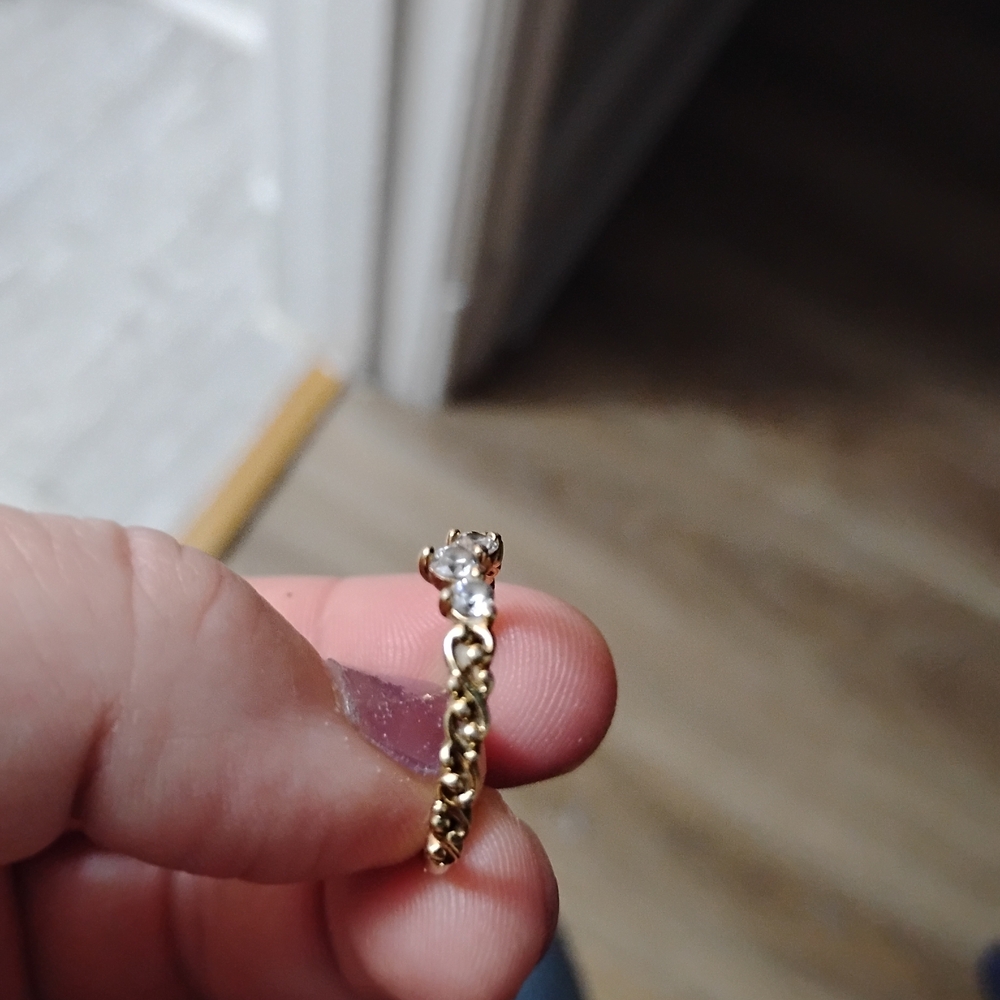 Elegant Dainty Pandora Gold-plated Wedding Band 💖💖💖 - Picture 6 of 9